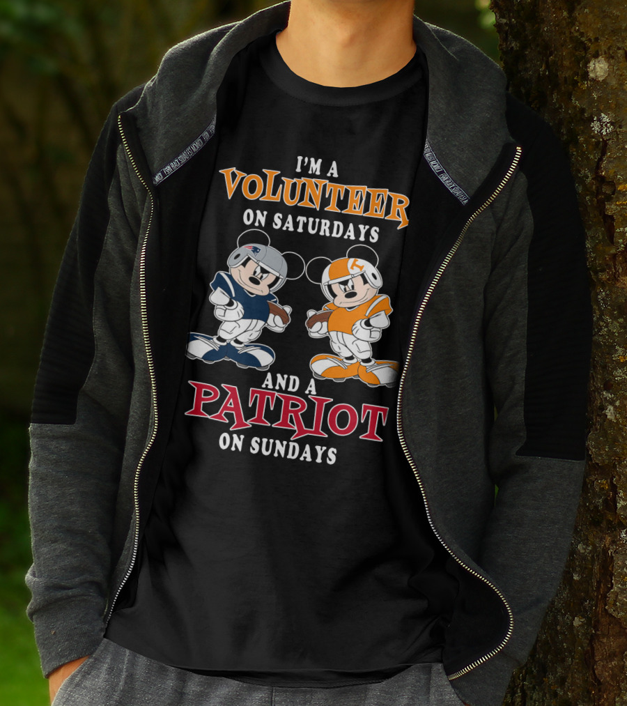 I'm A Volunteer On Saturdays And A Patriot On Sundays T-Shirt