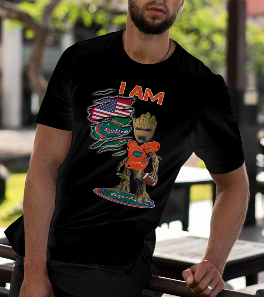 I Am Florida Gators American Football Groot Fan T-Shirt