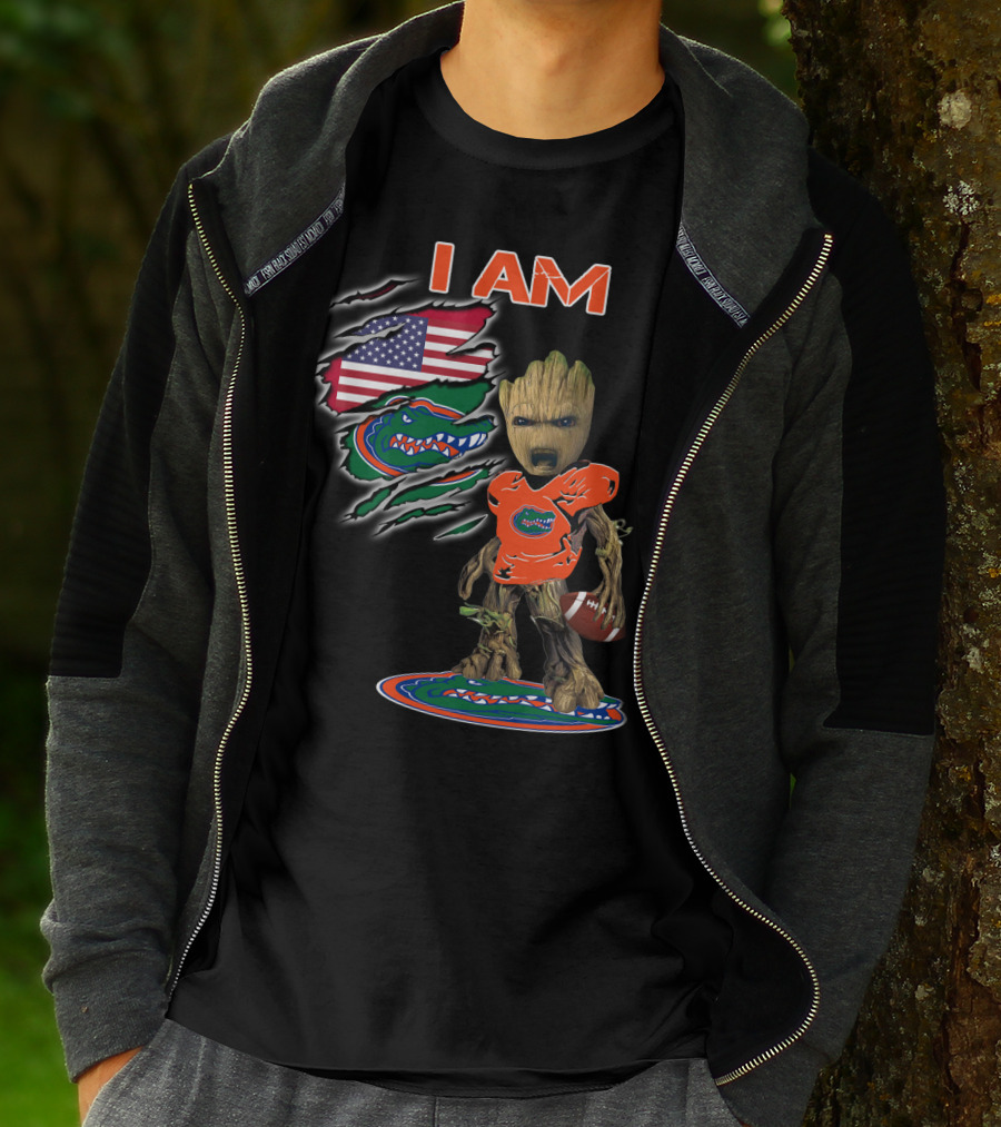 I Am Florida Gators American Football Groot Fan T-Shirt