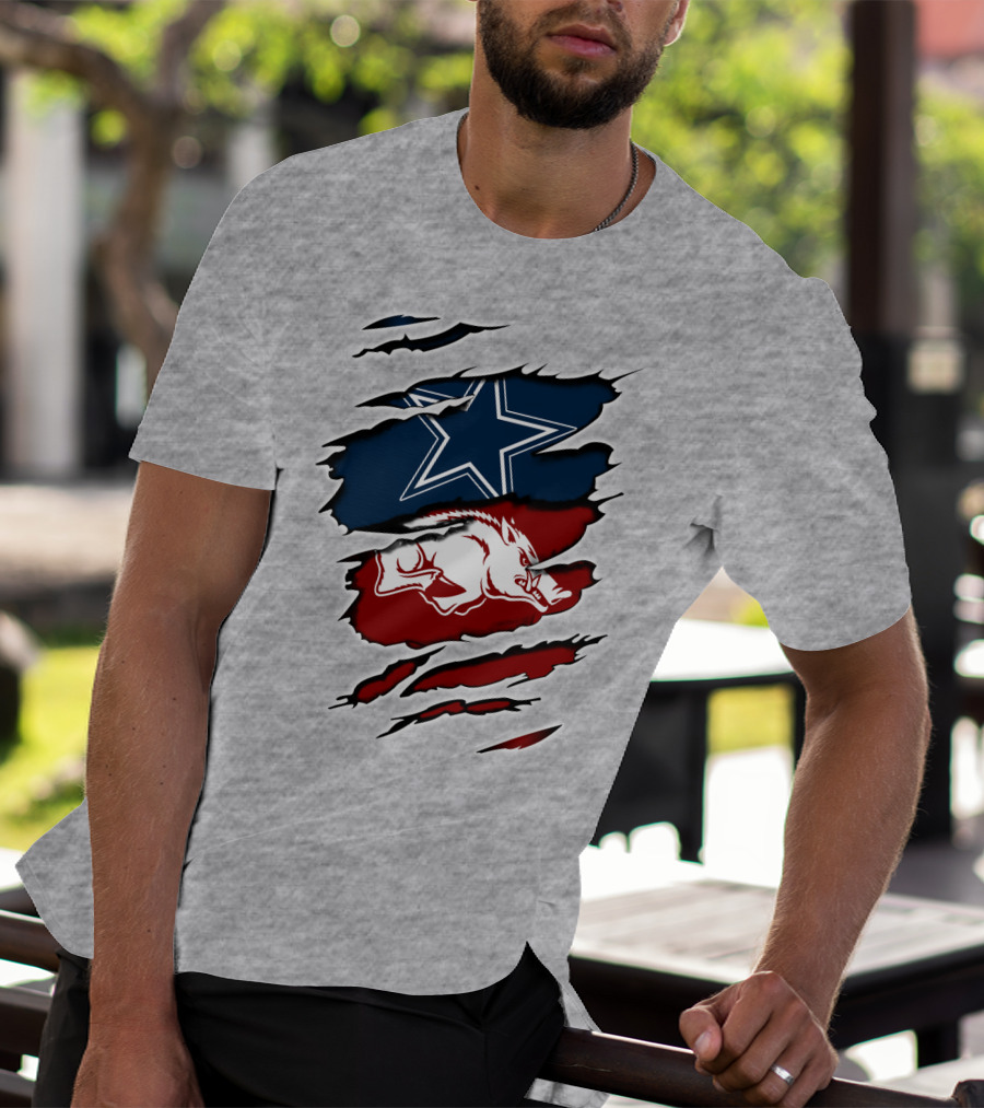 Cowboys Razorback Arkansas Team Spirit T-Shirt