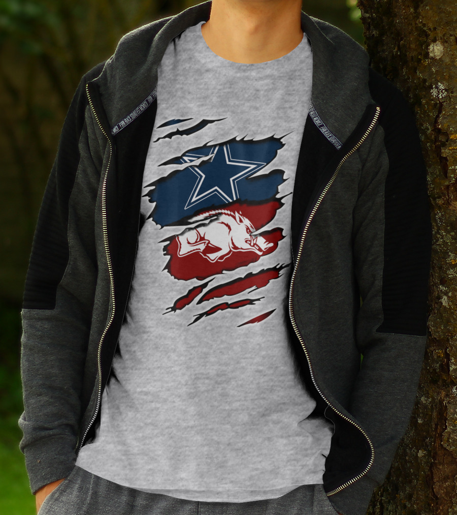 Cowboys Razorback Arkansas Team Spirit T-Shirt