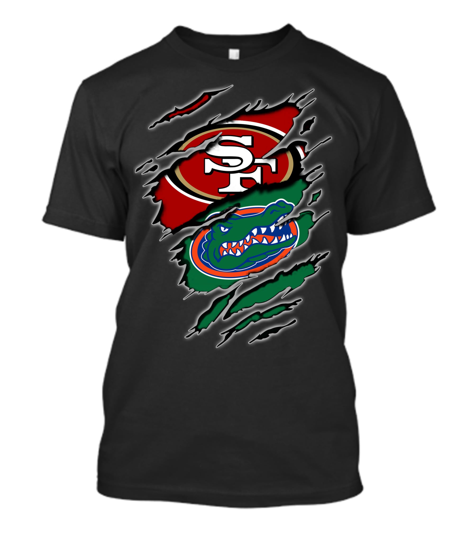 49ers Sf Florida Gators Ripped T-Shirt
