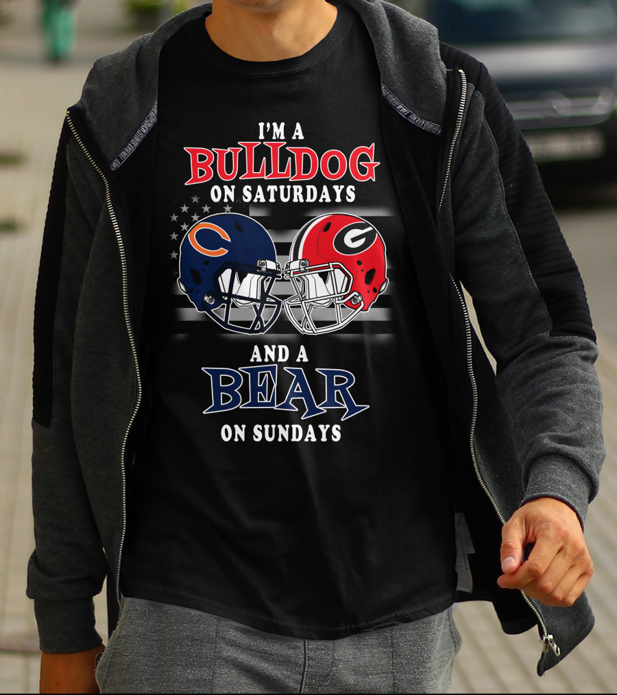 I'm A Bulldog On Saturdays And A Bear On Sundays T-Shirt