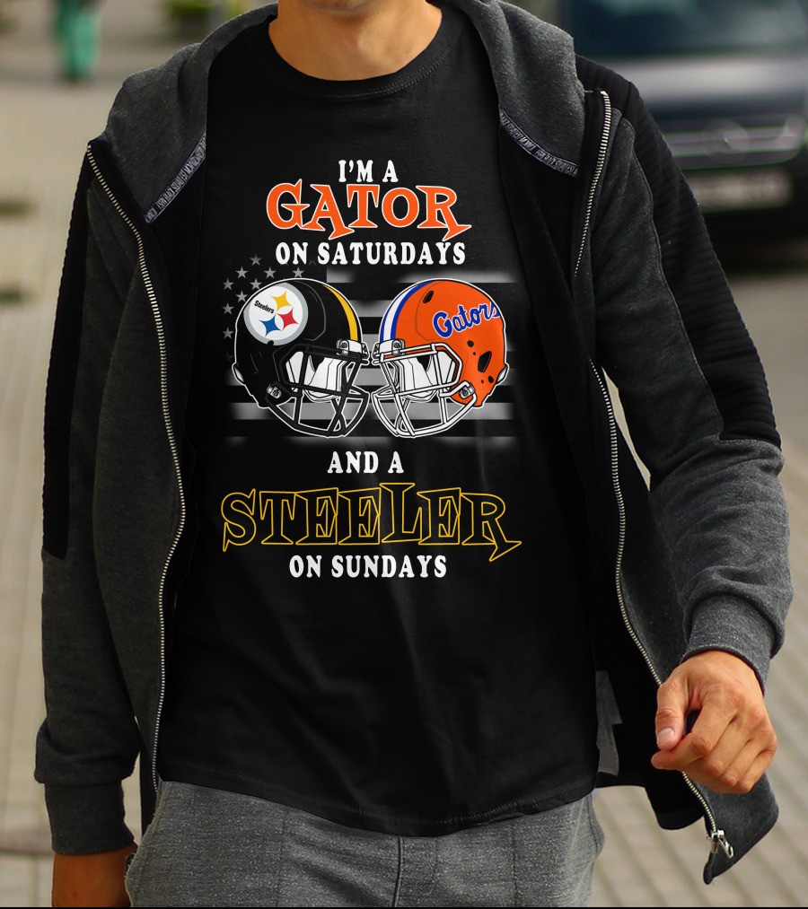 I'm A Gator On Saturdays And A Steeler On Sundays T-Shirt