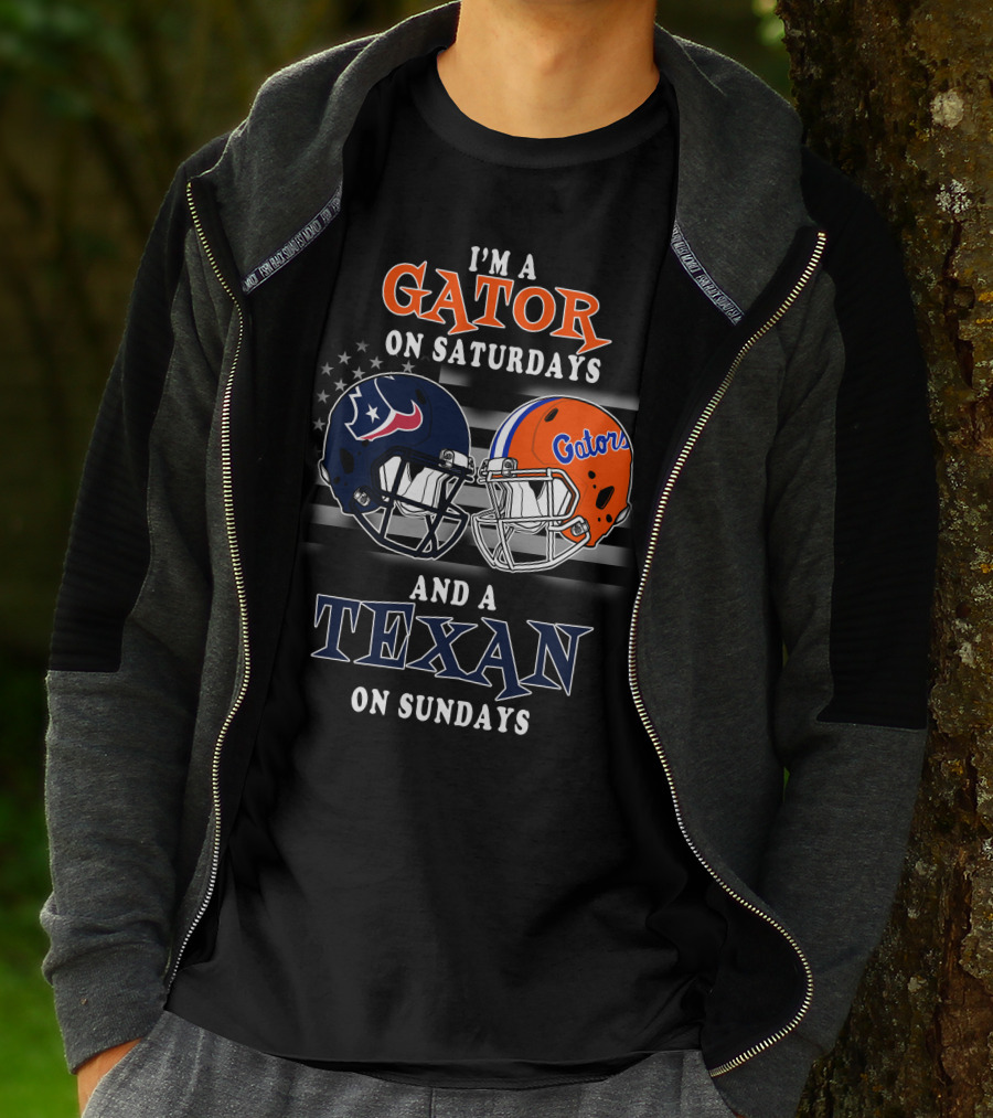 I'm A Gator On Saturdays And A Texan On Sundays T-Shirt