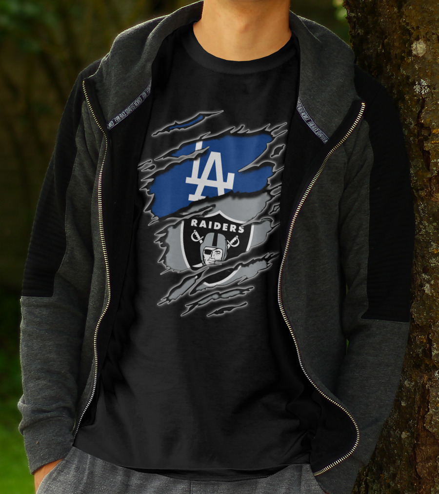 La Dodgers Raiders Fan Pride T-Shirt