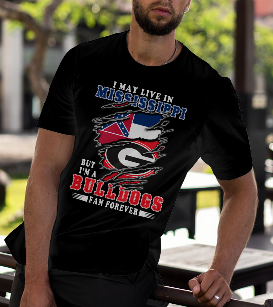 Mississippi Resident Georgia Bulldogs Fan Forever T-Shirt