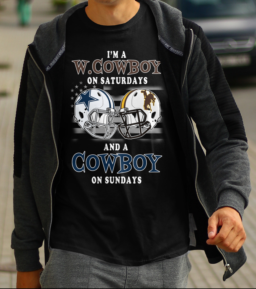 I'm A W. Cowboy On Saturdays And A Cowboy On Sundays T-Shirt