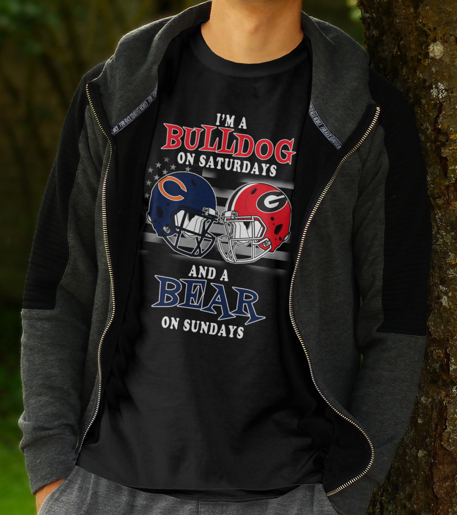 I'm A Bulldog On Saturdays And A Bear On Sundays T-Shirt