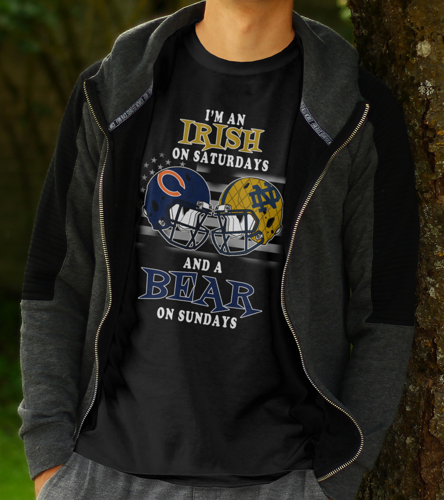 I'm An Irish On Saturdays And A Bear On Sundays T-Shirt