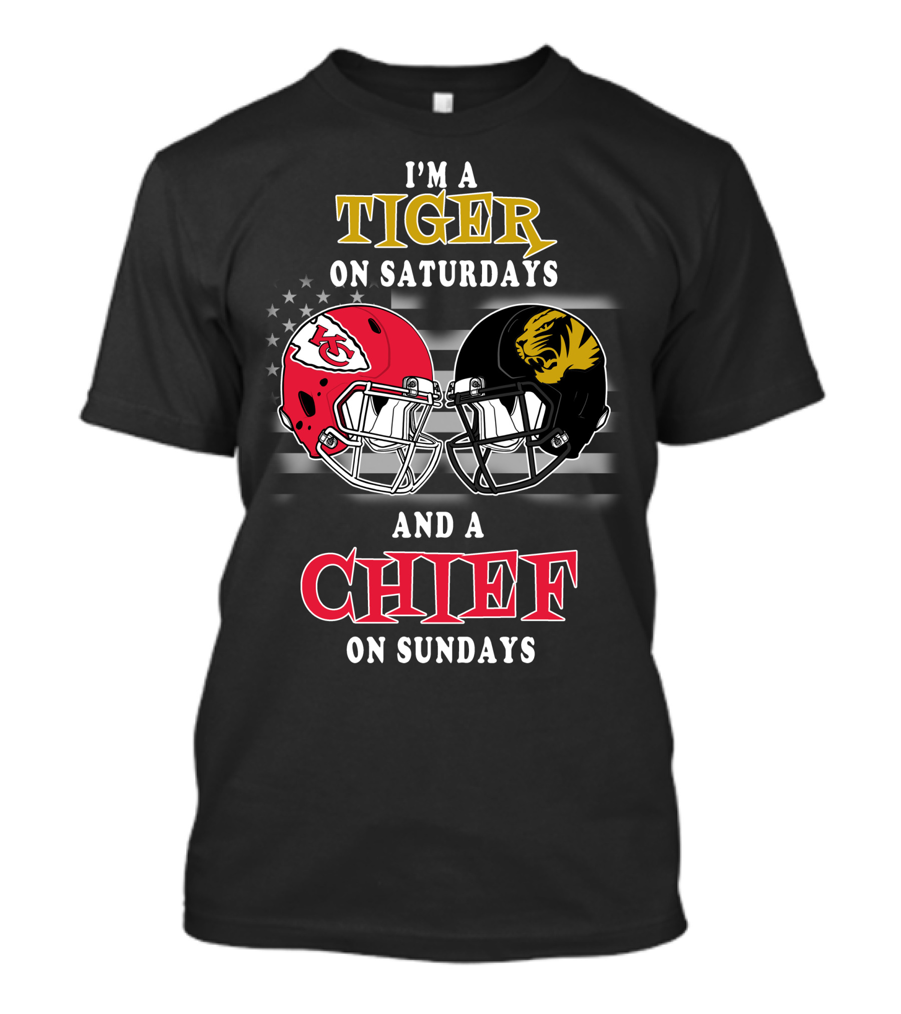 I'm A Tiger On Saturdays And A Chief On Sundays T-Shirt