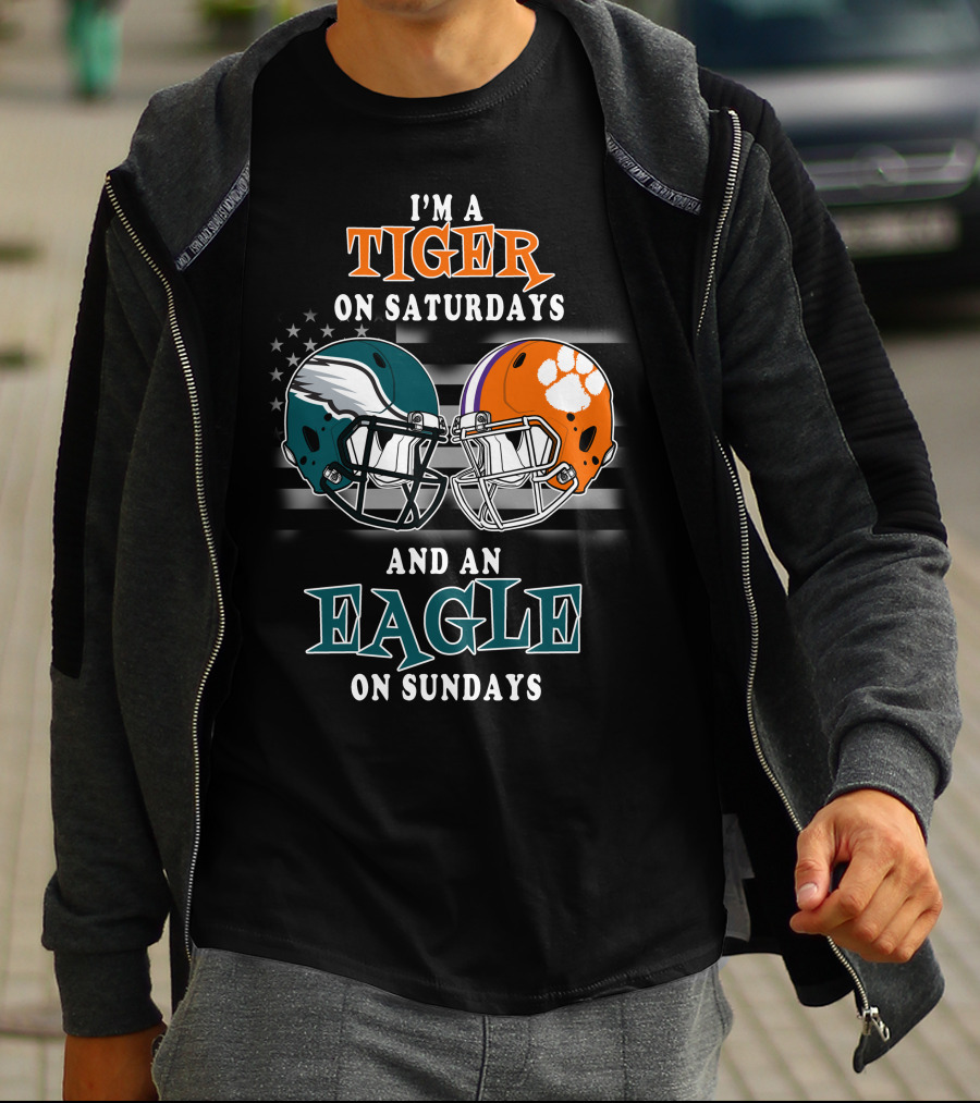 I'm A Tiger On Saturdays And An Eagle On Sundays T-Shirt