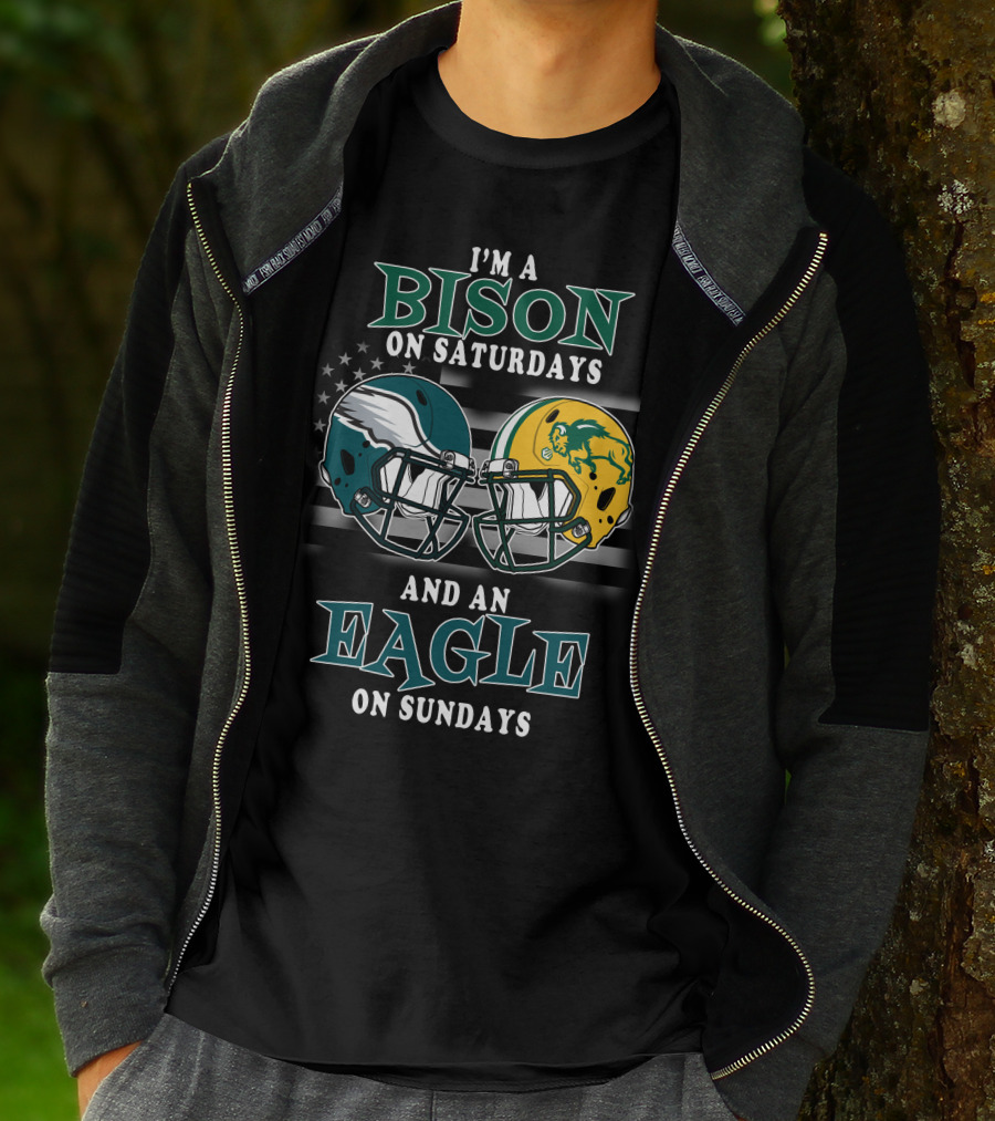 I'm A Bison On Saturdays And An Eagle On Sundays T-Shirt