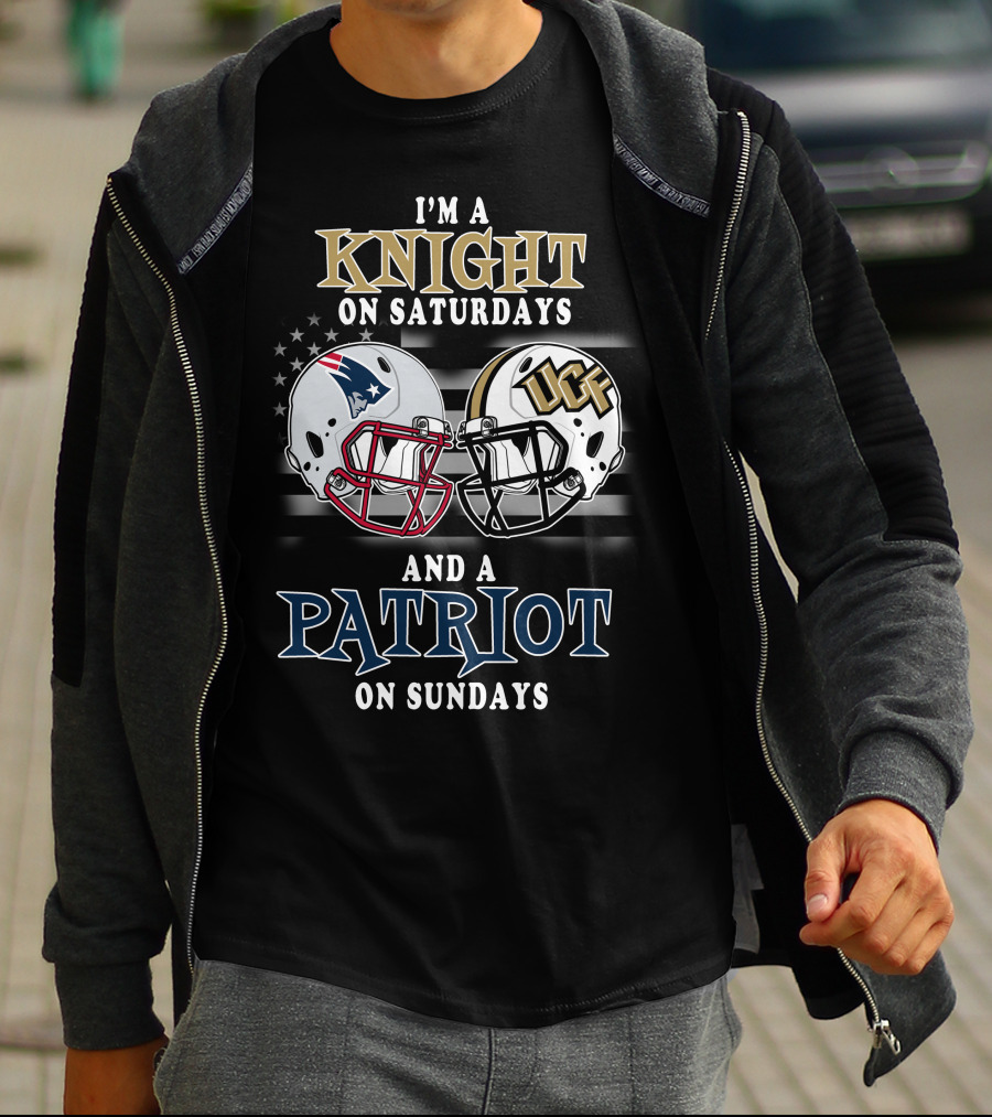 I'm A Knight On Saturdays And A Patriot On Sundays Ucf T-Shirt