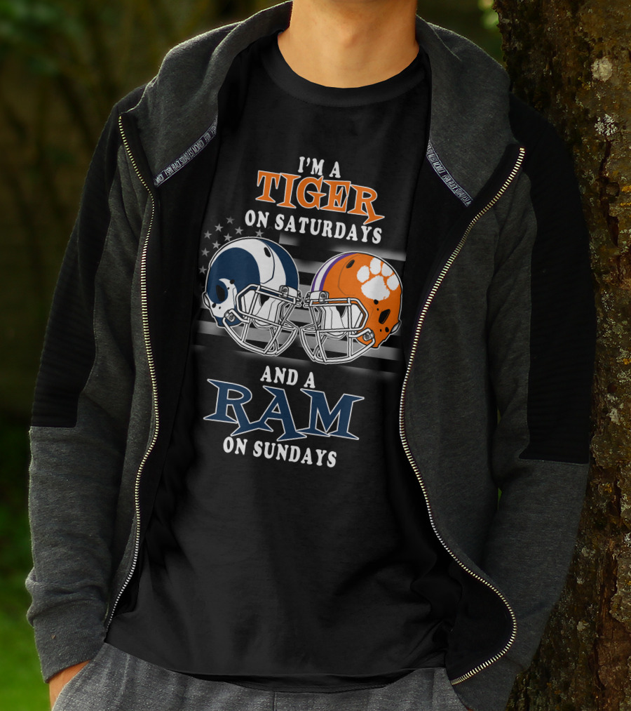 I'm A Tiger On Saturdays And A Ram On Sundays T-Shirt