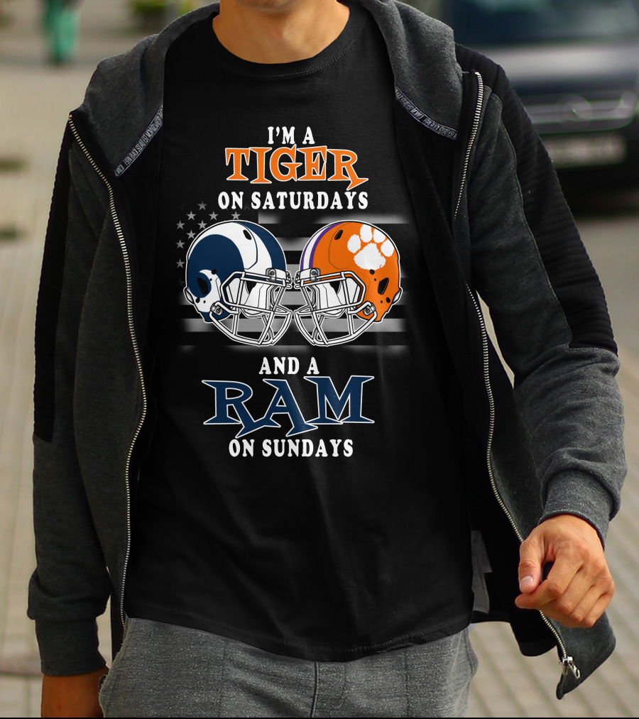 I'm A Tiger On Saturdays And A Ram On Sundays T-Shirt