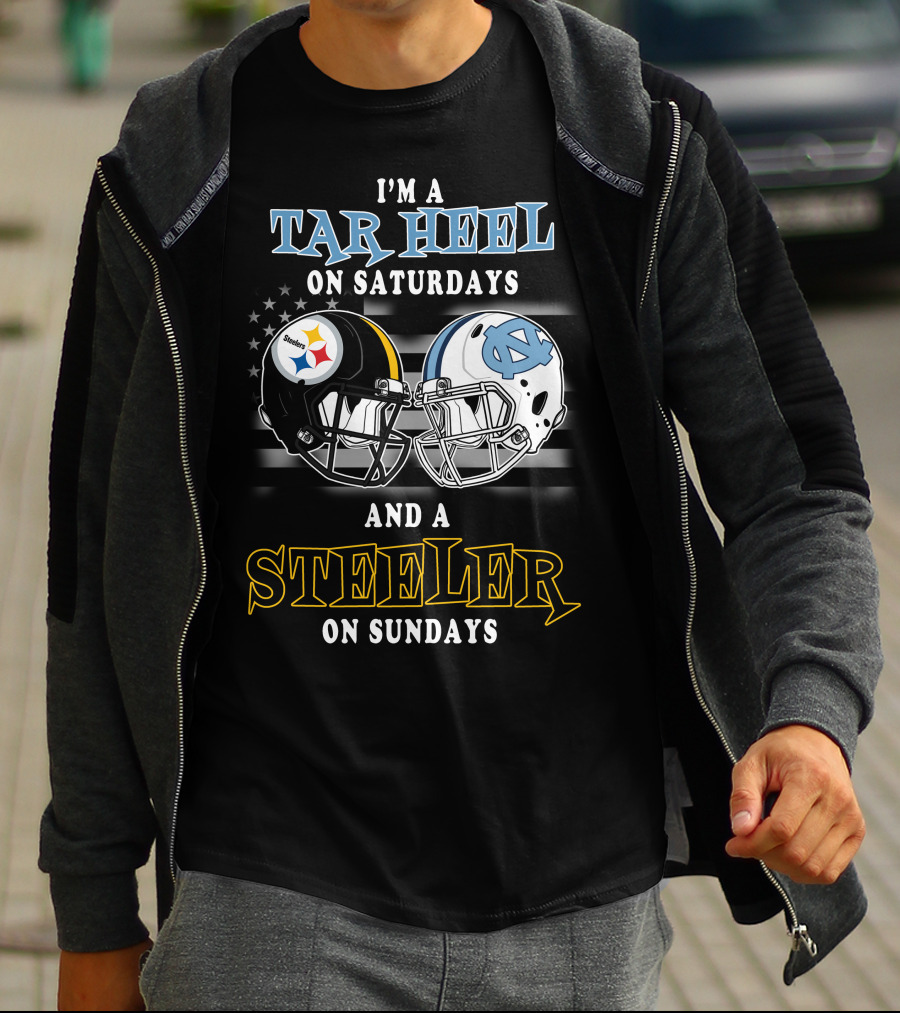 I'm A Tar Heel On Saturdays And A Steeler On Sundays T-Shirt
