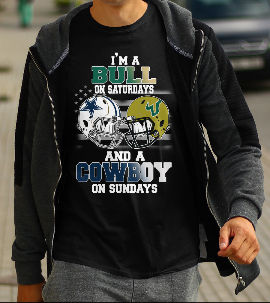 I'm A Bull On Saturdays And A Cowboy On Sundays T-Shirt