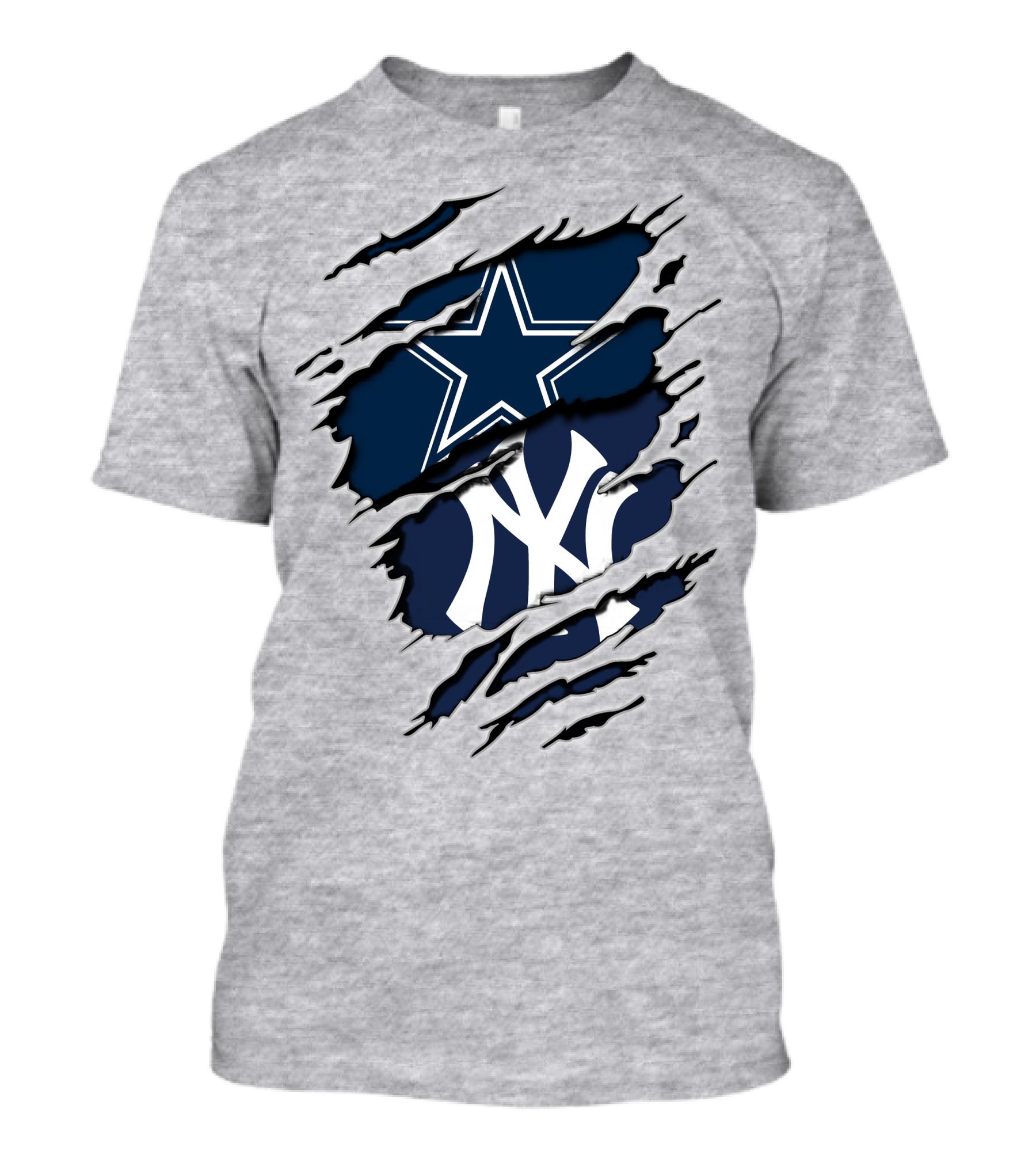 Cowboys Yankees Star And NY Interlocking T-Shirt