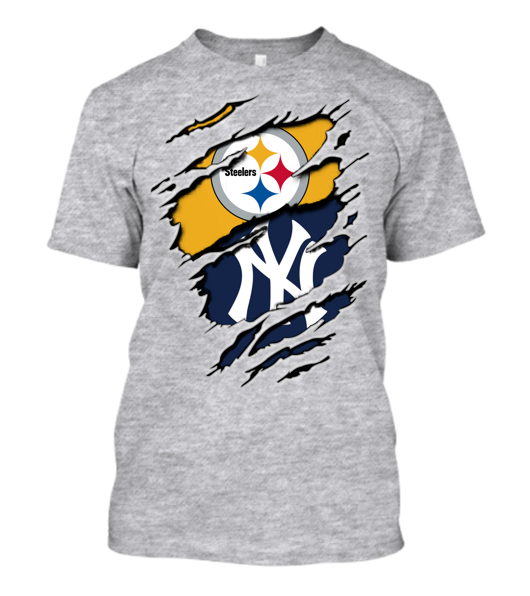 Steelers Yankees Dual Logo Fusion T-Shirt