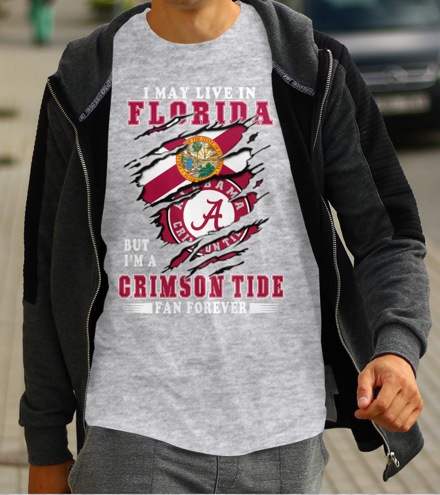 Florida Living Alabama Crimson Tide Fan Forever T-Shirt