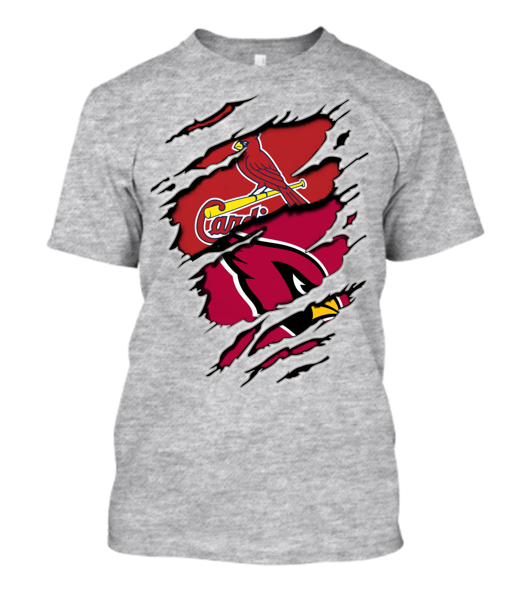 Cardinals St. Louis Arizona Distressed Style Sports Fan T-Shirt