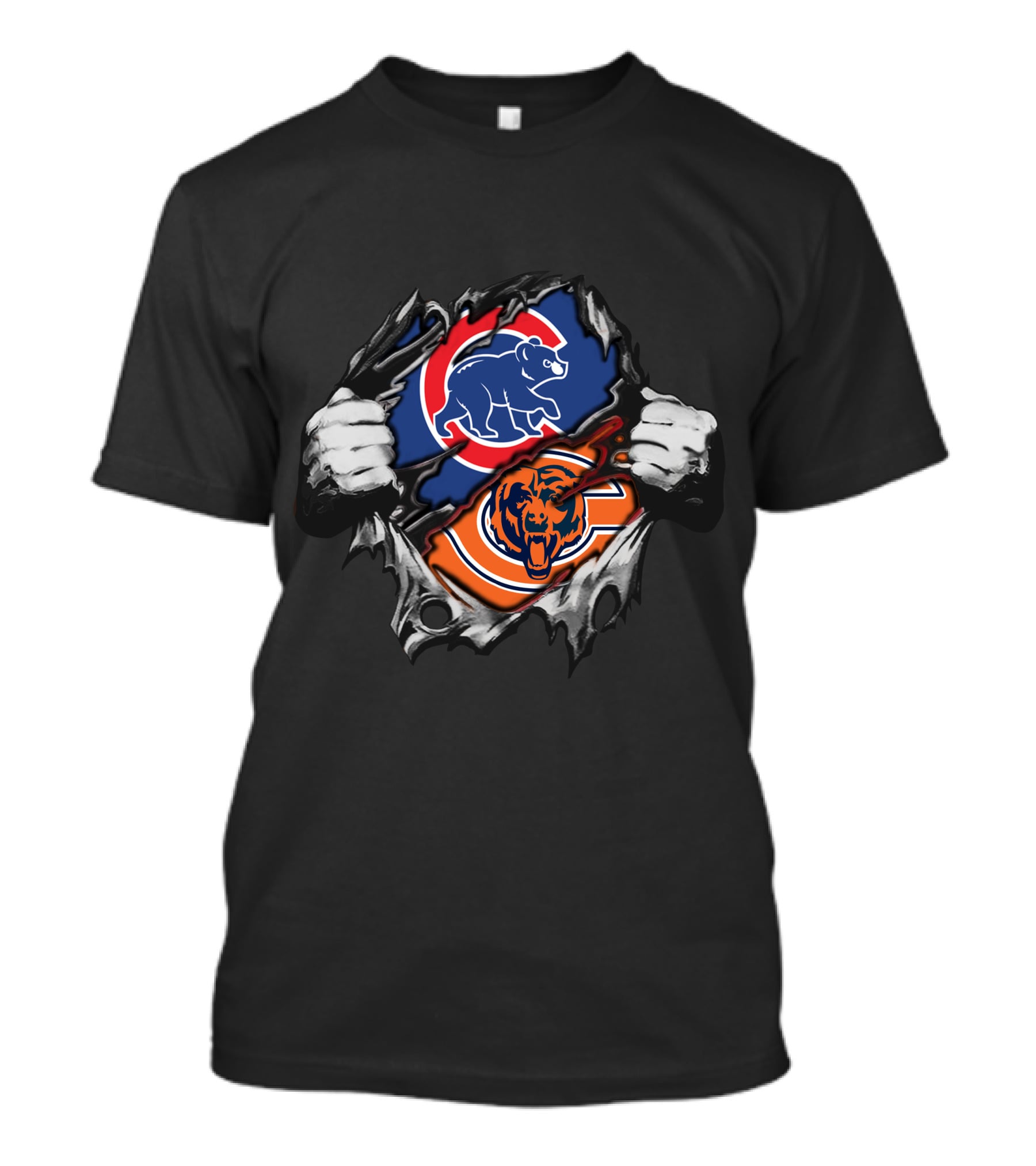 Chicago Bears Cubs Mlb Nfl Collaboration T-Shirt