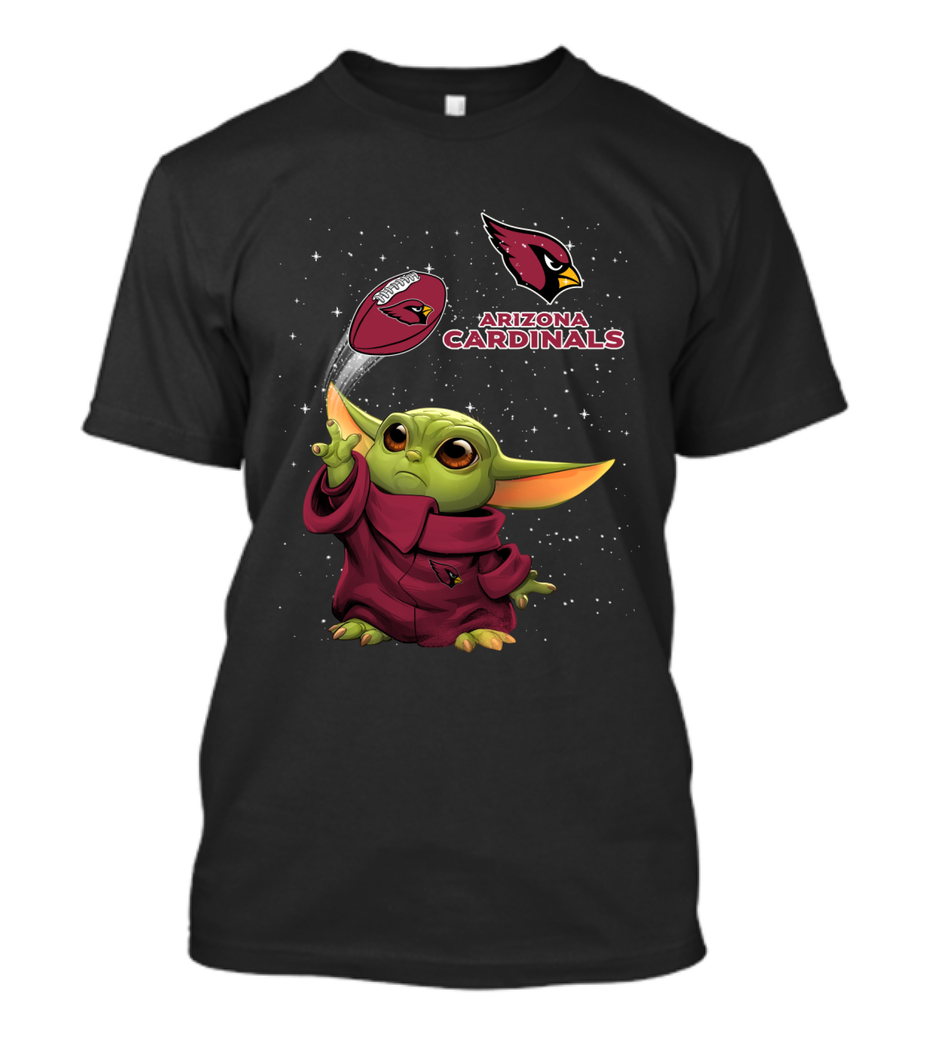 Arizona Cardinals Baby Yoda Football Force T-Shirt