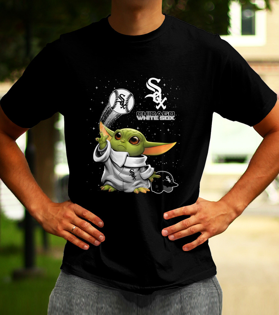 Chicago White Sox Star Wars Character Baseball Skills With Team T-Shirt