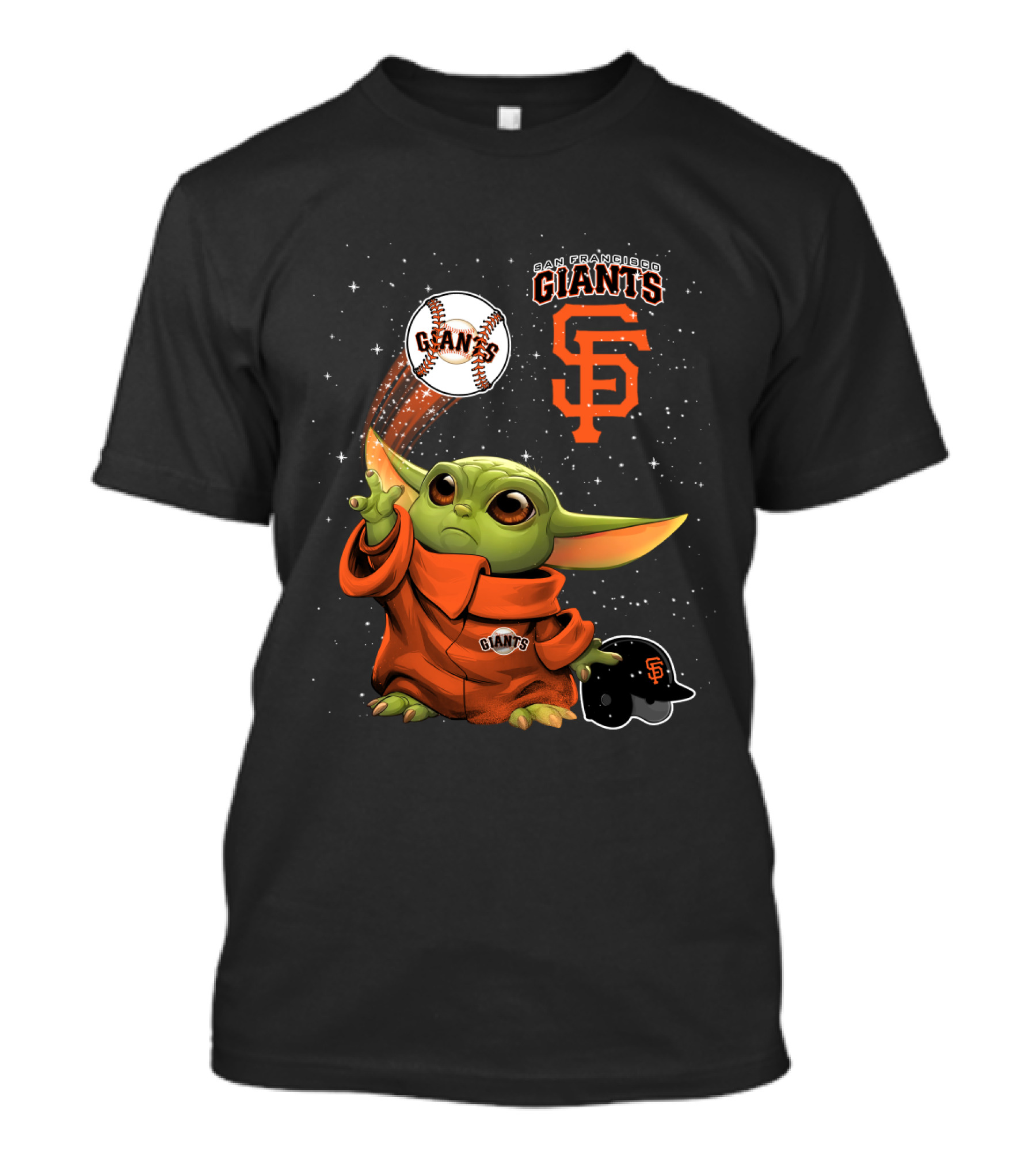 San Francisco Giants Yoda Baseball Magic T-Shirt