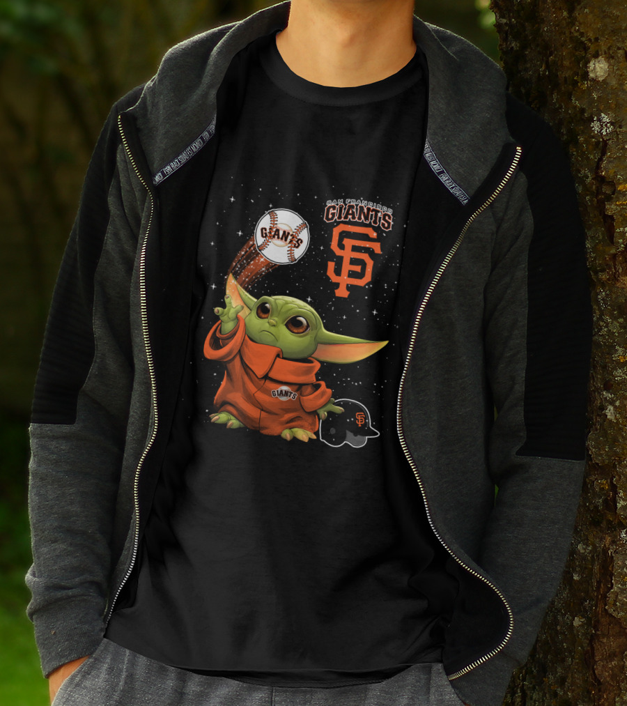 San Francisco Giants Yoda Baseball Magic T-Shirt