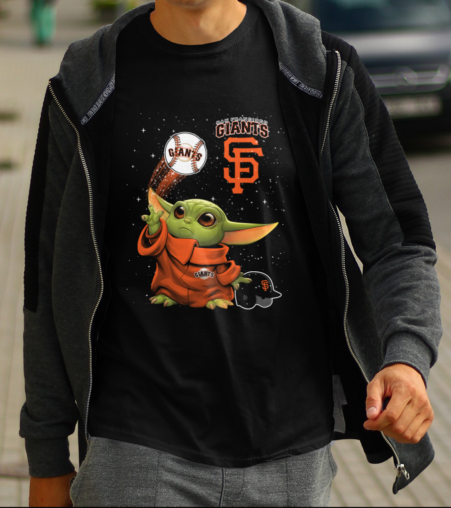 San Francisco Giants Yoda Baseball Magic T-Shirt