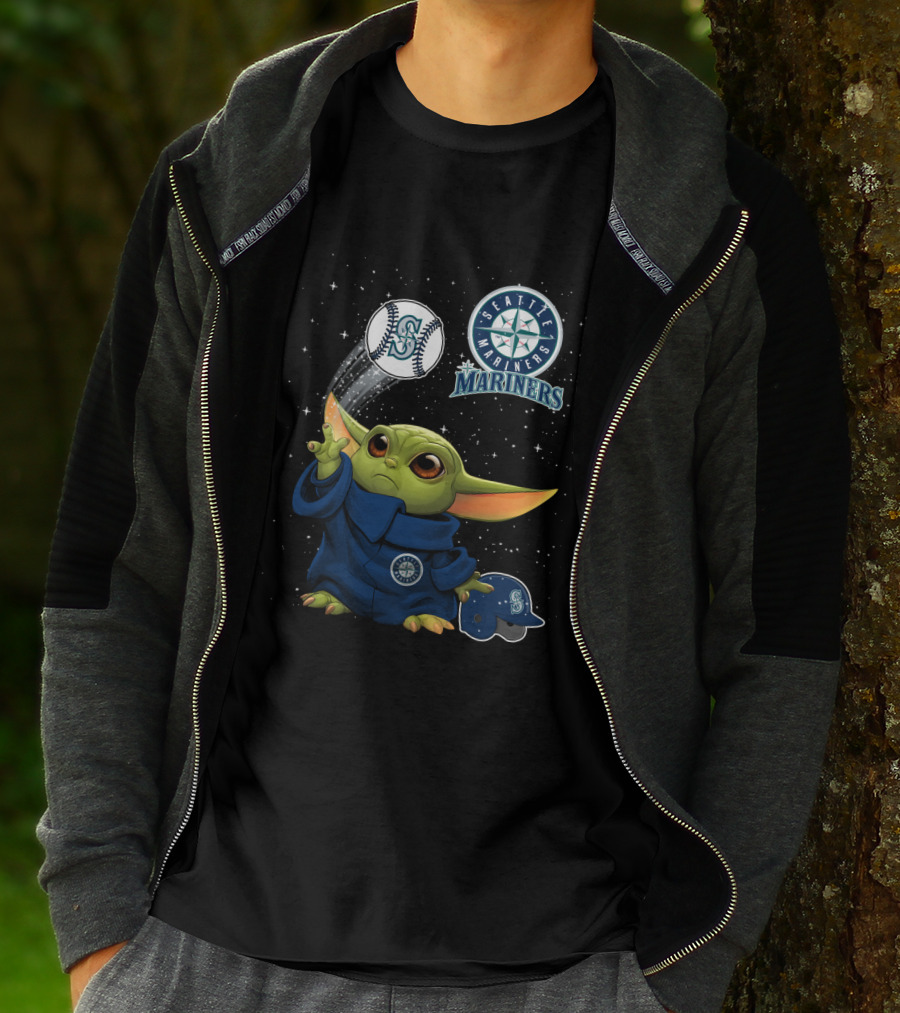 Seattle Mariners Yoda Baseball Magic T-Shirt