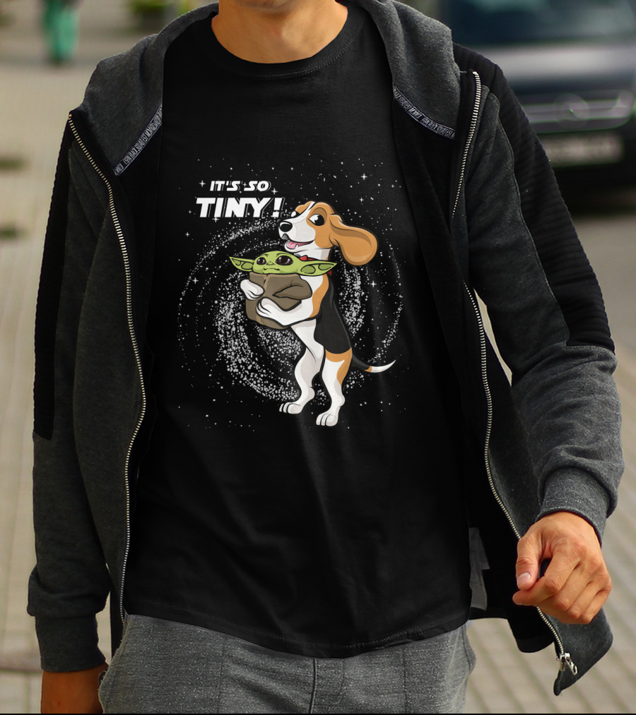It's So Tiny Baby Yoda Beagle T-Shirt