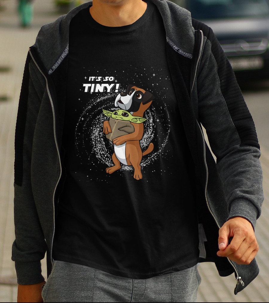 It's So Tiny Baby Yoda Boxer T-Shirt