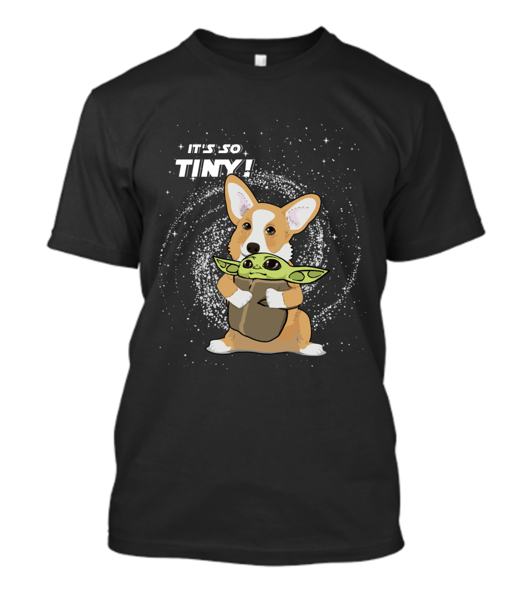 It's So Tiny Baby Yoda Corgi Hug T-Shirt