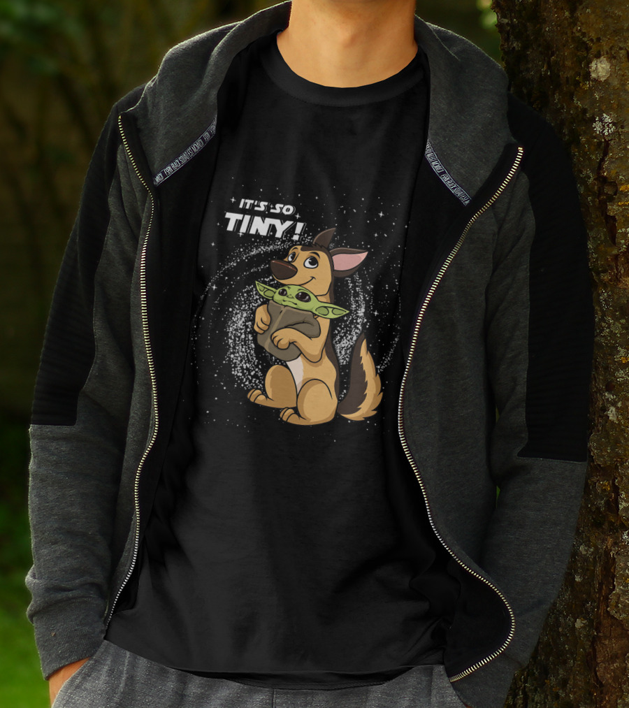 It's So Tiny Baby Yoda German Shepherd T-Shirt