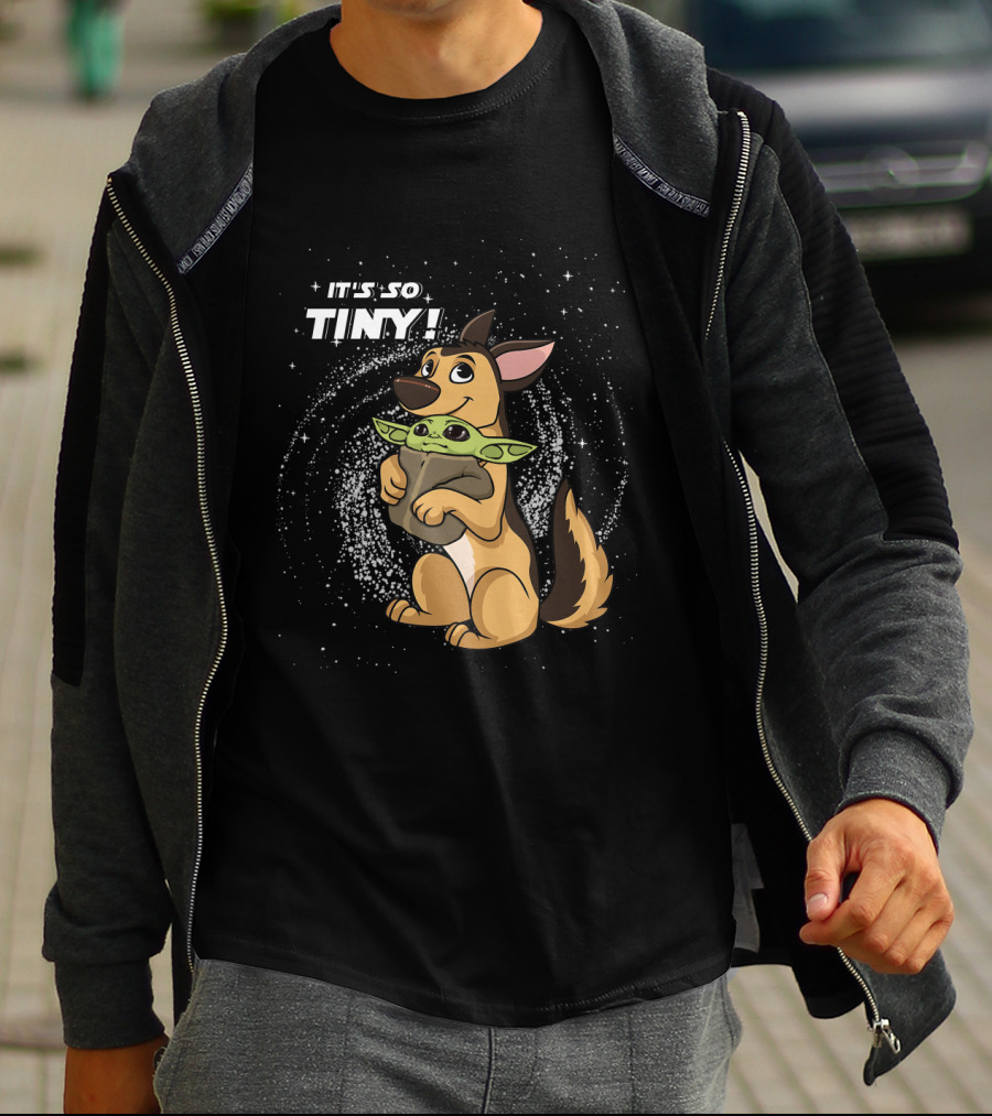It's So Tiny Baby Yoda German Shepherd T-Shirt