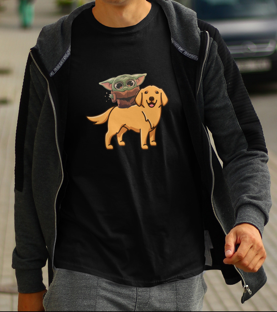 Grogu Golden Retriever T-Shirt