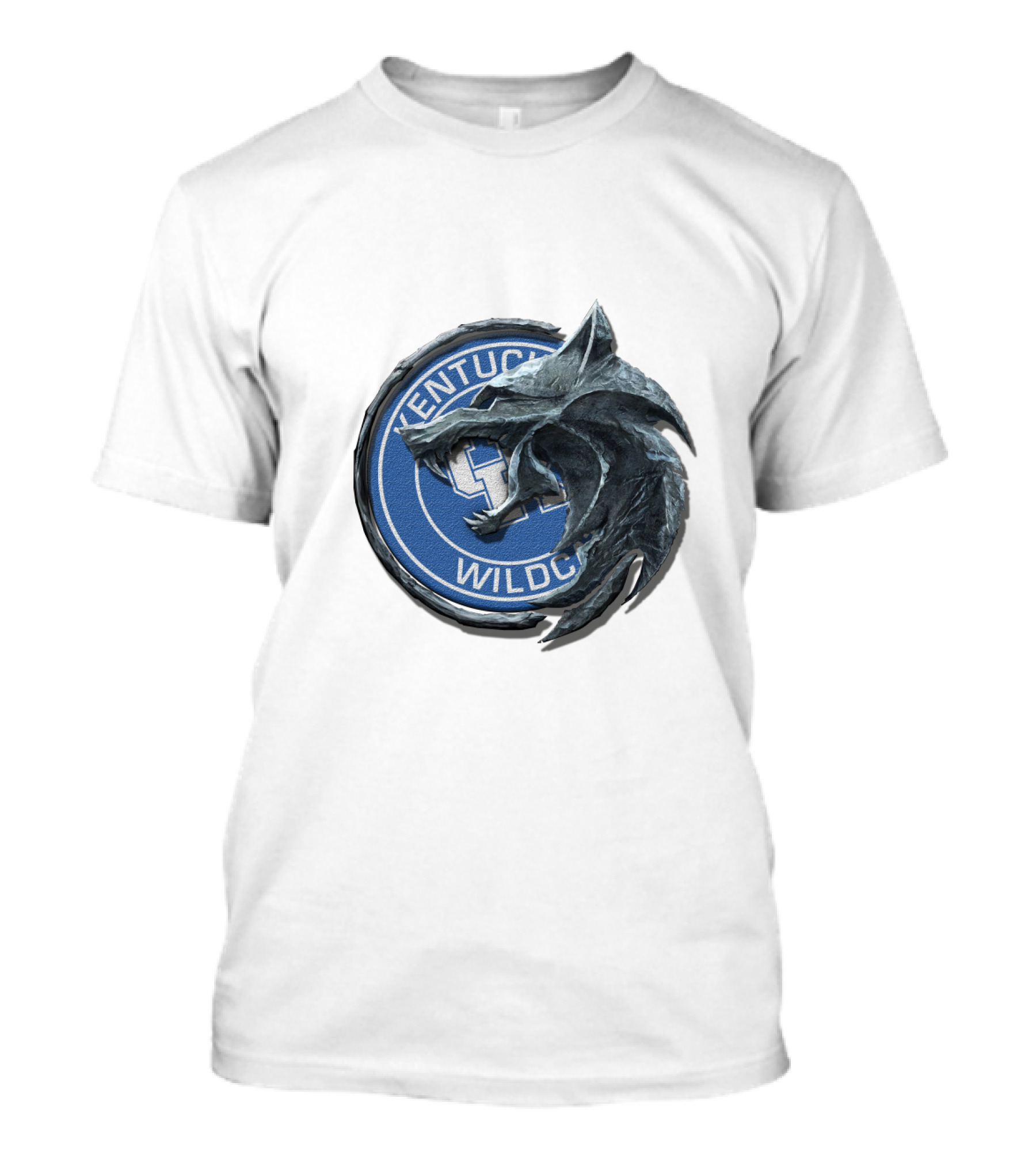 Kentucky Wildcats Ice Wolf Emblem Cht1Twnc2011 T-Shirt