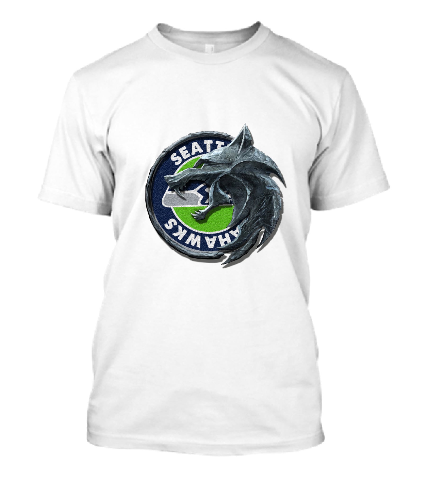 Seattle Seahawks Iconic Wolf Emblem Design Cht1Twnfl2028 T-Shirt