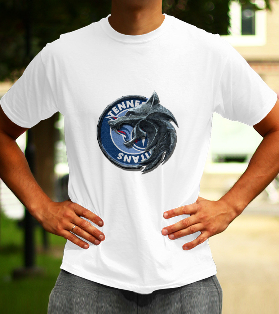 Tennessee Titans Wolf Emblem Cht1Twnfl2030 T-Shirt