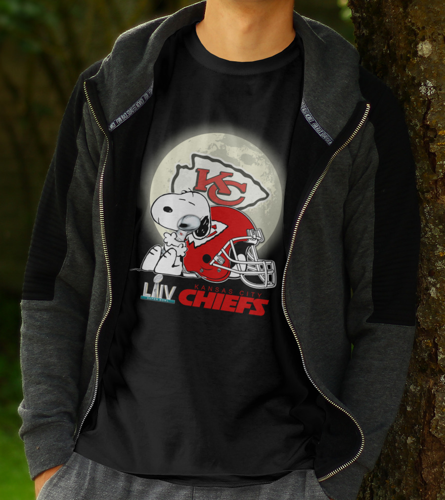Snoopy Kansas City Chiefs Super Bowl Liv Kcc Chiefs T-Shirt
