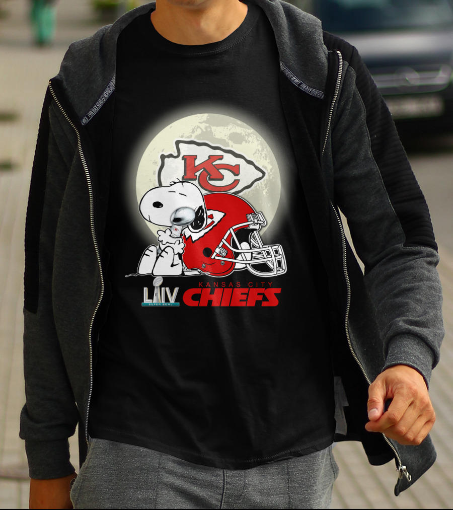 Snoopy Kansas City Chiefs Super Bowl Liv Kcc Chiefs T-Shirt