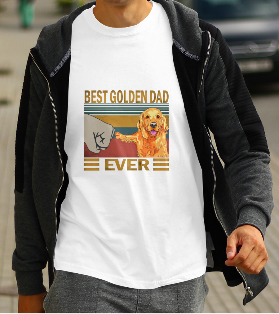 Best Golden Dad Ever T-Shirt