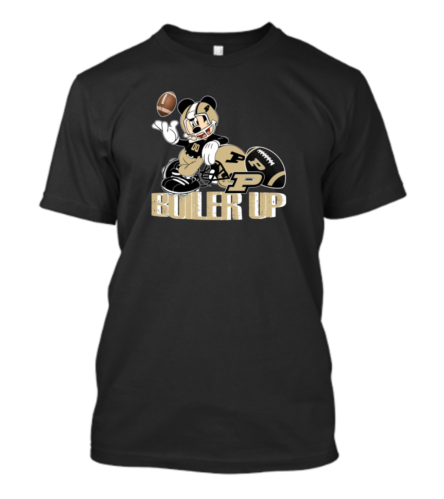 Boiler Up Purdue Football Mickey Mouse T-Shirt