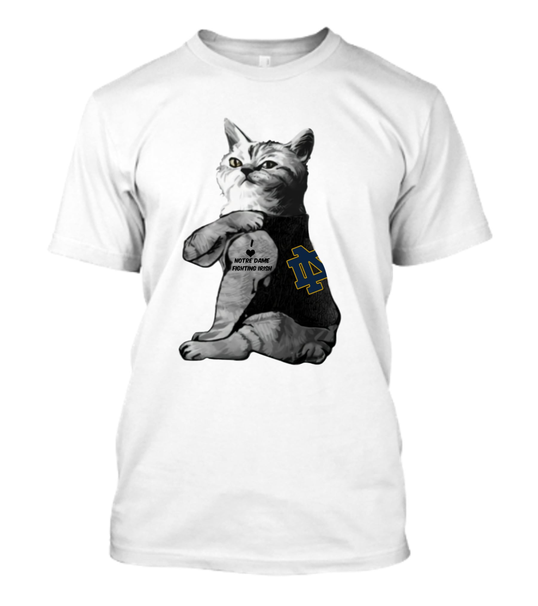 Notre Dame Fighting Irish Cat Nd T-Shirt
