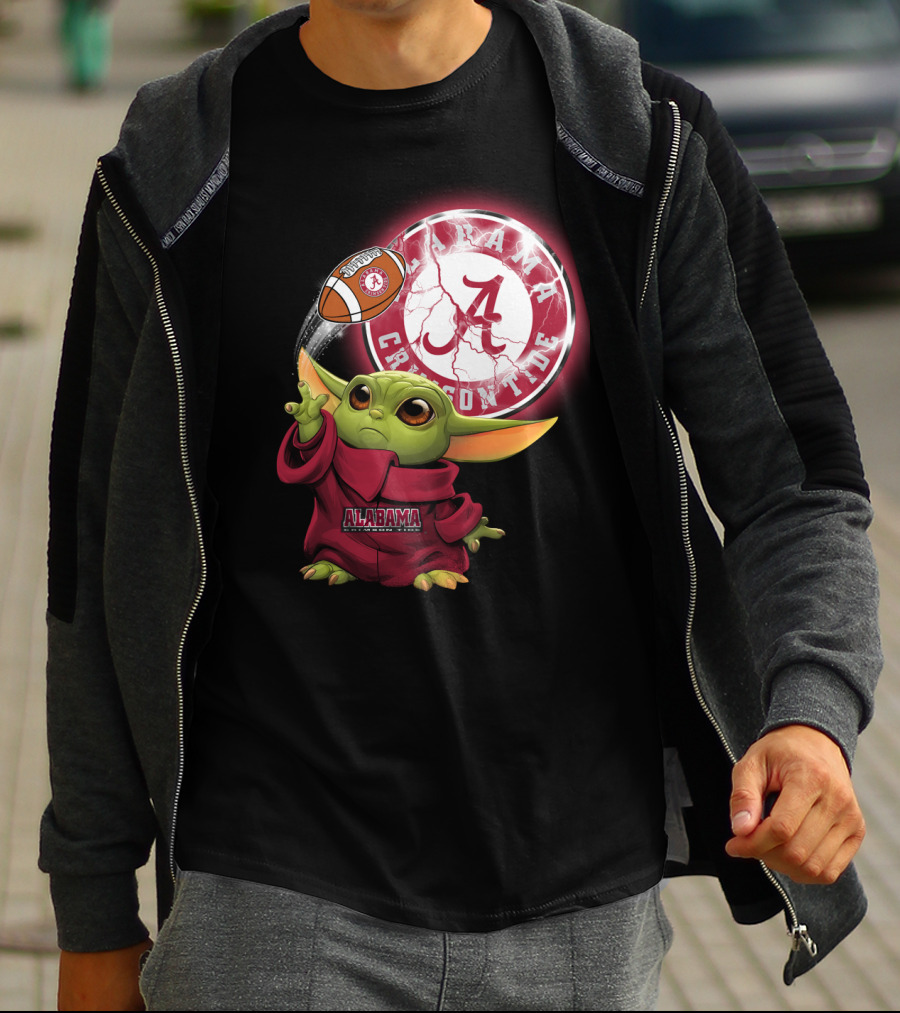 Alabama Crimson Tide Baby Alien Football Magic T-Shirt