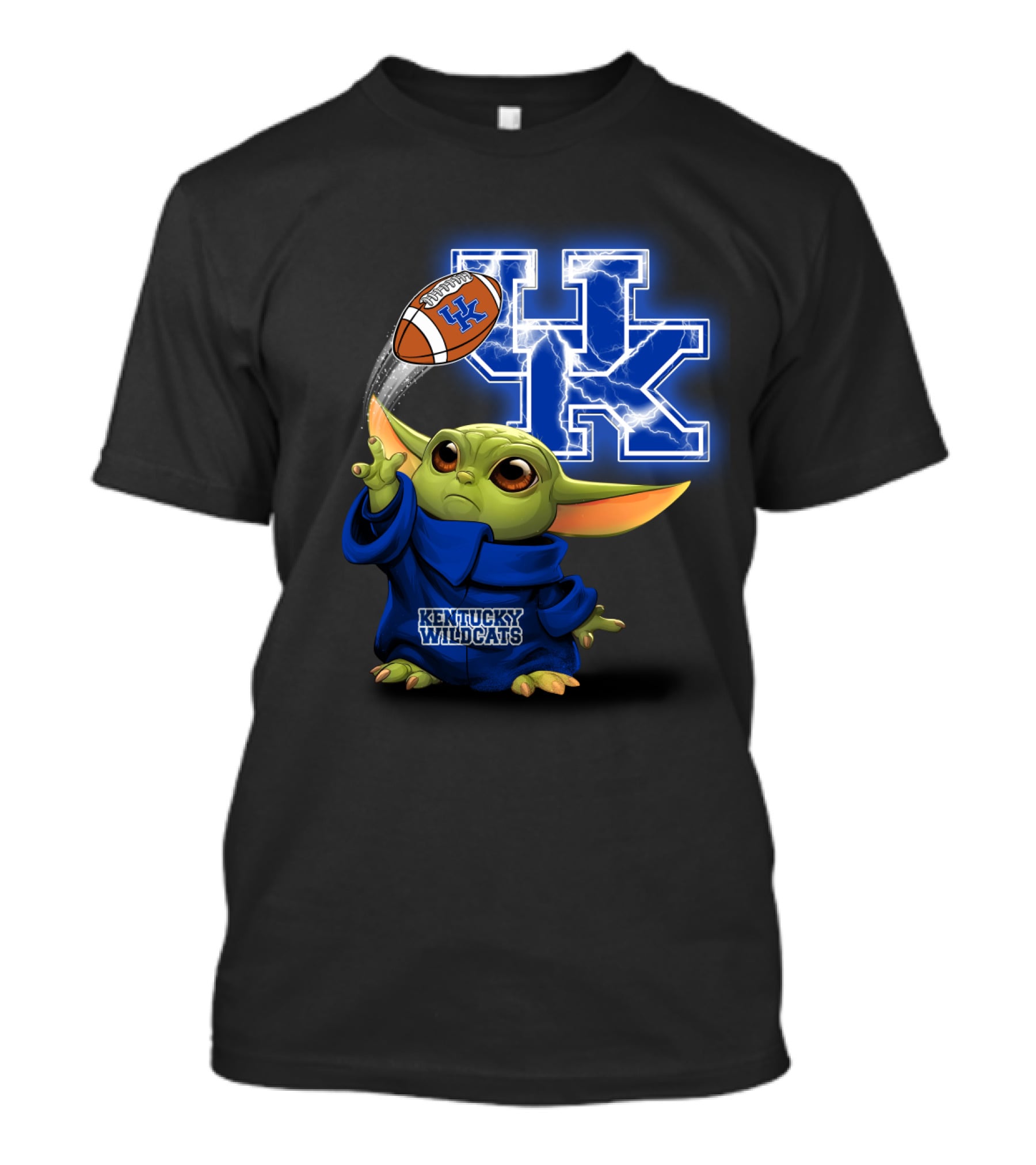 Kentucky Wildcats Football Uk Lightning Baby Alien T-Shirt