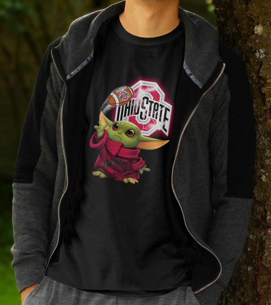 Baby Yoda Ohio State Football Fan Art Chtnca9019 T-Shirt